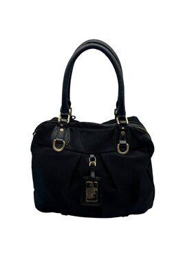 JPK Paris Black Fabric Shoulder Bag